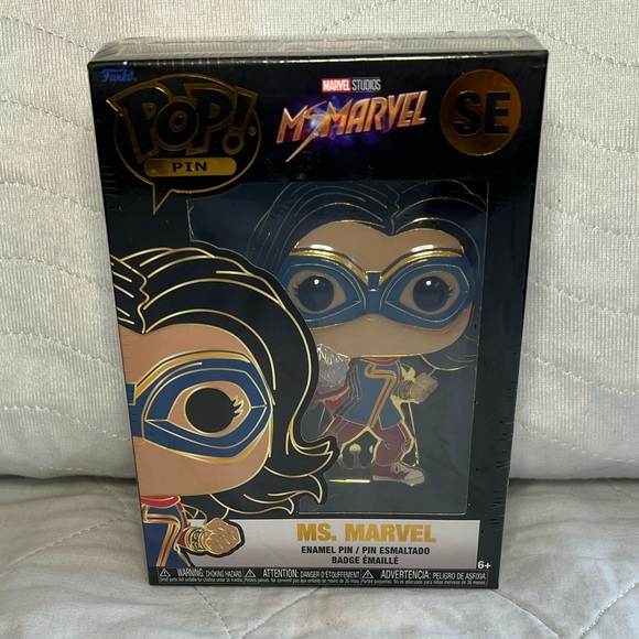 Ms Marvel POP Enamel Pin NWT - Picture 2 of 11